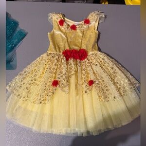 Little Adventures Party Princess Belle Dress - Size M - Excellent Condition!